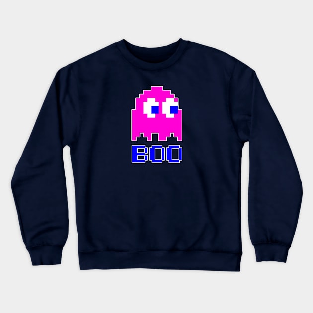 Retro Ghost Crewneck Sweatshirt by PopArtCult